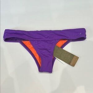 REEF Banded brazilian purple bikini swim bottoms size XS NWT